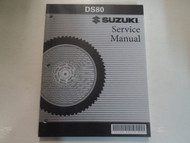 1982 1983 1984 1985 Suzuki DS80 DS 80 Service Shop Manual W Supp FACTORY NEW