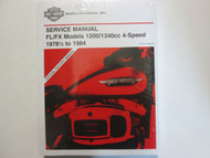 1982 1983 1984 Harley Davidson FL FX Electra Super Service Repair Manual Set NEW