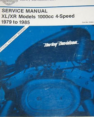 1982 1983 1984 Harley Davidson XLH XL XR 1000 Models Service Shop Manual Set 