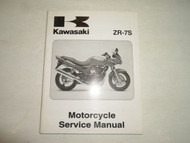 2001 Kawasaki ZR-7S Motorcycle Service Repair Shop Manual FACTORY OEM BOOK 01
