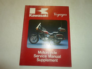 1983 1984 Kawasaki Voyager Motorcycle Service Shop Repair Manual Supplement OEM 