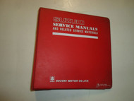 1983 Suzuki GN250 Service Repair Manual w/ Supplement BINDER 2 VOLUME SET OEM 83