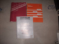 1984 Chrysler Conquest Service Repair Shop Manual Set W RECALS + HIGHLIGHTS MOPA