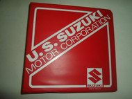 1984 Suzuki GV700GL Service Repair Manual BINDER MINOR STAINS FACTORY OEM DEAL