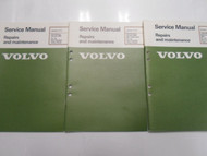1984 Volvo DL GL GLE Canada Turbo Diesel Repairs Maintenance Service Manual SET