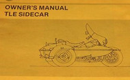 1985 1986 1987 1988 1989 Harley Davidson RLE SIDECAR Owners Operators Manual NEW
