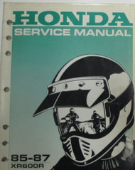 1985 1986 1987 Honda XR600R XR 600 R Service Repair Shop Manual Brand New
