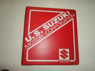 1985 1986 Suzuki VS700GL VS700GLE Service Repair Manual BINDER SET STAINED OEM 