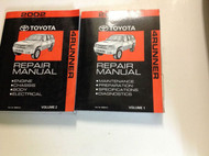 2002 Toyota 4RUNNER 4 RUNNER Service Shop Repair Workshop Manual Set OEM Book
