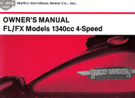 1985 Harley Davidson FL & FX Owners Operators Owner Manual Brand New 1985