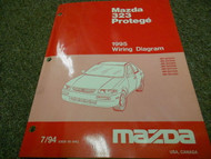 1995 Mazda 323 Protege Electrical Wiring Service Repair Shop Manual OEM 95 x