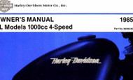 1985 Harley Davidson XLH XLS 1000 Owners Operators Owner Manual Brand New 1985