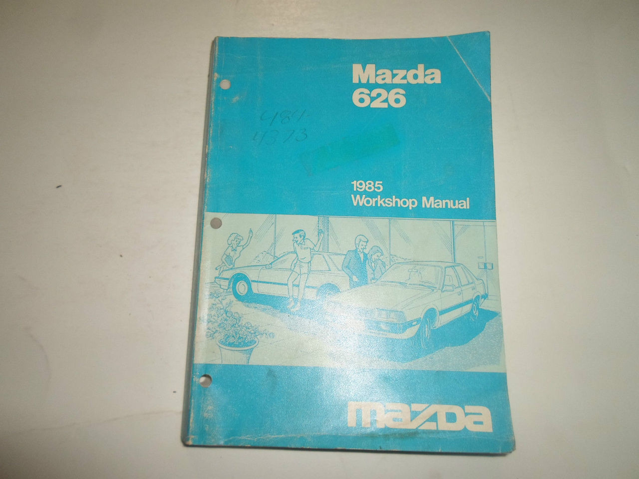 1985 Mazda 626 Workshop Repair Manual WORN FADED FACTORY OEM BOOK 85