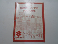 1985 Suzuki Motorcycle F Models Wiring Diagrams Manual MINOR WEAR FACTORY OEM 85