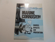 1986 Marine Corrosion Causes Effects & Prevention Manual WRITING ON COVER OEM 86