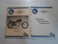 1986 Suzuki II LS650FG PG Technical Seminar Manual W/SUPP 2 VOL SET FACTORY OEM