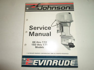 1987 Johnson Evinrude 88 thru 110 150 thru 175 Service Repair Shop Manual OEM x