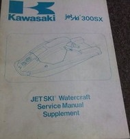1987 KAWASAKI JET SKI 300SX 300 SX WATERCRAFT Service Shop Repair Manual OEM 