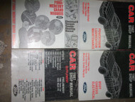 1987 Lincoln Town Car Service Shop Repair Manual Set W Powertrain + Supplement 