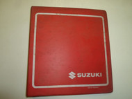 1987 Suzuki GSX1100F Katana 1100 Service Manual BINDER STAINED W/SUPP 2 VOL SET 