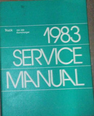 1983 Dodge Ramcharger DW 150 250 350 DIESEL Service Shop Repair Manual OEM