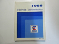1988 Allison Transmission Service Information SA 2178-88 01/1989 USED OEM