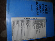 1988 FORD AEROSTAR VAN Workshop Service Shop Repair Manual OEM FACTORY 1988 BOOK