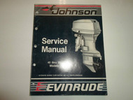1988 Johnson Evinrude 40 thru 55 Models Service Repair Shop Manual x