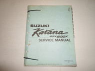 1988 Suzuki Katana GSX600F Service Repair Shop Manual LOOSE LEAF FACTORY OEM 88
