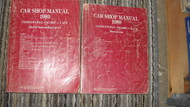 1989 Ford Tempo & Mercury Topaz Service Repair Shop Workshop Manual Set OEM 89