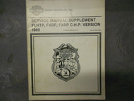 1989 Harley Davidson FLHTP FXRP FXRP CHP Version Service Manual Supplement NEW