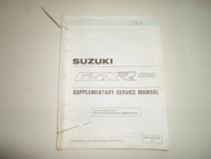 1989 Suzuki GSXR1100 Supplementary Service Manual LOOSE LEAF FACTORY OEM BOOK 89