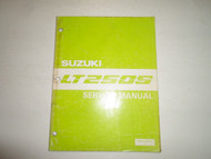 1989 Suzuki LT250S Service Shop Repair Manual STAINED WORN FACTORY OEM BOOK 89