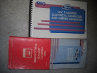 1990 Chevy R/V G P RVP TRUCK & VAN Models Service Shop Repair Manual SET OEM x