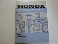 1990 Honda VFR750F Service Shop Repair Manual Factory OEM Book Used 90