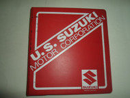 1990 Suzuki GV700GL Service Repair Shop Manual BINDER MINOR STAINS OCTOBER OEM 
