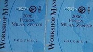2006 Ford Fusion Lincoln ZEPHYR Mercury Milan Service Shop Repair Manual Set EWD