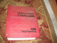 1991 Ford Escort & Mercury Tracer Service Shop Repair Manual FACTORY OEM BINDER