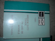 1991 GMC Medium Duty Truck P4 Forward B6 Bus Service Shop Repair Manual OEM