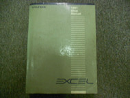 1991 HYUNDAI Excel Service Repair Shop Workshop Manual FACTORY OEM 1991