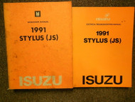 1991 Isuzu Stylus Service Repair Shop Manual Set 91 FACTORY DEALERSHIP BOOKS x