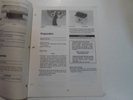 1991 Kawasaki JS750-A1 Jet Ski Watercraft Assembly & Preparation Manual FACTORY