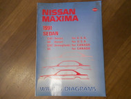 1991 Nissan Maxima Electrical Wiring Diagram Troubleshooting Manual EWD EVTM OEM