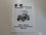 2005 Kawasaki Mule 610 4x4 Mule 600 Utility Vehicle Assembly Preparation Manual