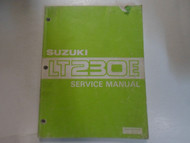 1991 Suzuki LT230E Service Repair Shop Workshop Manual FACTORY OEM NEW