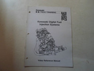 2006 Kawasaki Digital Fuel Injection Systems Video Reference Manual K TECH OEM