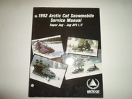 1992 Arctic Cat Super Jag Jag AFS L/T Service Repair Shop Manual MINOR WEAR OEM