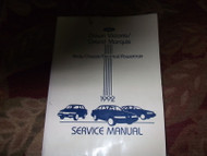 1992 Ford Crown Victoria Mercury Grand Marquis Service Repair Shop Manual OEM