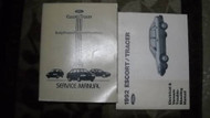 1992 FORD ESCORT & MERCURY TRACER Service Shop Repair Manual Set W EVTM OEM EWD