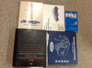 1992 FORD LINCOLN CONTINENTAL Service Shop Repair Manual Set W PCED & TRANSAXLE